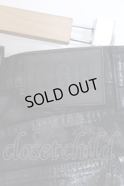 画像3: LGB / S-WOLF-B2Dコーティングパンツ【メンズ28】 28 ブラックｘグリッター O-25-04-06-043-LG-pa-YM-ZT143 (3)