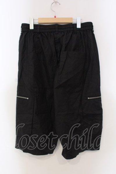 画像2: DankeSchon / コットンツイルショートカーゴパンツ L ブラック O-25-04-06-046-DA-pa-YM-ZT266 (2)