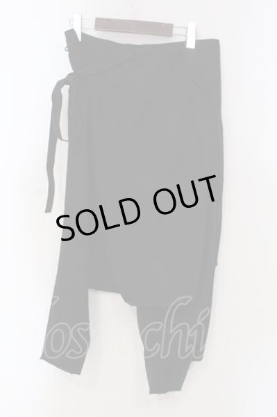 画像2: CATORCE / ラップサルエルパンツ 1 ブラック O-25-04-06-049-CA-pa-YM-OS (2)