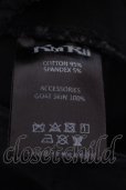 画像3: KMRii / Discharged Twill Stretch SKINNY パンツ 0 ブラック O-25-04-06-052-KM-pa-YM-OS (3)