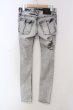 画像2: LGB / WM/ST103/BR ブリーチスキニーデニムパンツ レディース25 グレー O-25-04-06-057-LG-pa-YM-ZT143 (2)