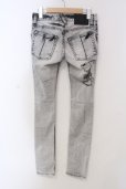 画像2: LGB / WM/ST103/BR ブリーチスキニーデニムパンツ レディース25 グレー O-25-04-06-057-LG-pa-YM-ZT143 (2)