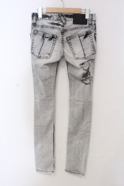画像2: LGB / WM/ST103/BR ブリーチスキニーデニムパンツ レディース25 グレー O-25-04-06-057-LG-pa-YM-ZT143