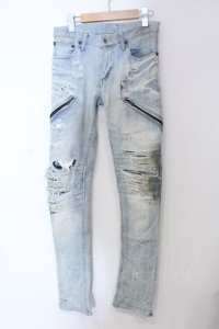 LGB / S/WOLFバイカーデニムパンツ【メンズ28】 28 ライトインディゴ O-25-04-06-058-LG-pa-YM-OS
