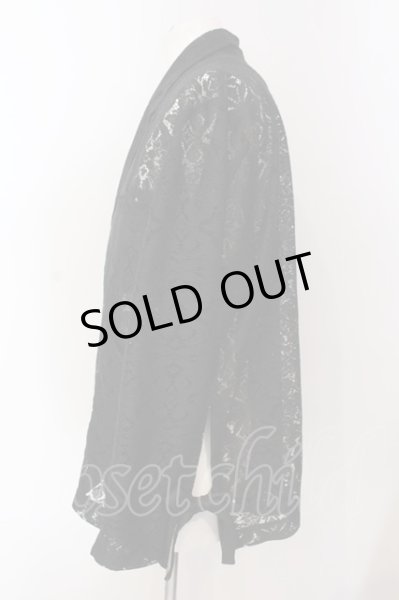 画像2: HARE / フラワーレースジャケット F ブラック O-25-04-06-006-HA-ja-YM-OS (2)