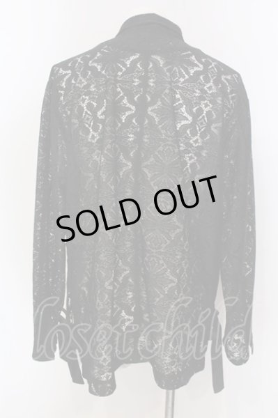 画像3: HARE / フラワーレースジャケット F ブラック O-25-04-06-006-HA-ja-YM-OS (3)