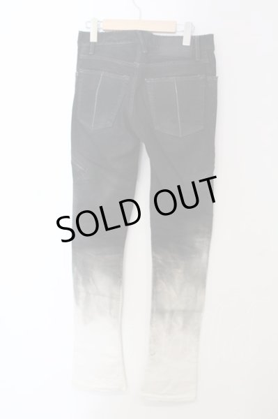 画像2: LGB / BURN＆ASH/S-WOLFデニムパンツ【メンズ28】 28 ブラックｘホワイト O-25-04-06-061-LG-pa-YM-ZT366 (2)