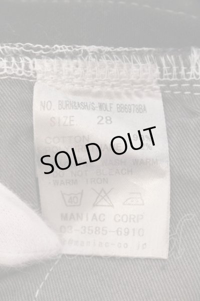 画像4: LGB / BURN＆ASH/S-WOLFデニムパンツ【メンズ28】 28 ブラックｘホワイト O-25-04-06-061-LG-pa-YM-ZT366 (4)