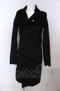 LGB / TRENCH/ANT/KNEE ギミックトレンチコート 1 ブラック O-25-04-06-062-LG-ou-YM-ZT-ML036