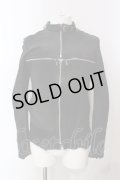 14th Addiction / Cross Zip Leather ジャケット 1 ブラック（ムラ染色） O-25-04-06-063-14-ou-YM-OS