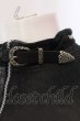 画像2: 14th Addiction / Cross Zip Leather ジャケット 1 ブラック（ムラ染色） O-25-04-06-063-14-ou-YM-ZT-ML038 (2)