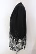 画像2: el conductor / WOOL VIYELLA PAINT ジャケット 4 ブラックｘホワイト O-25-04-06-007-el-ja-YM-ZT257 (2)