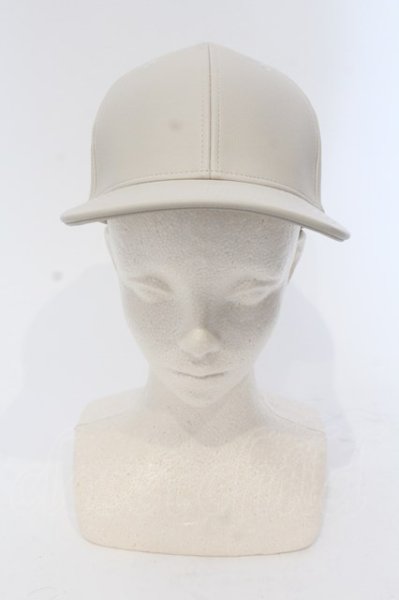 画像2: NO ID. / シンセティックレザーBB-CAP キャップ ONE アイボリー O-25-04-06-072-NO-0-YM-ZT134 (2)