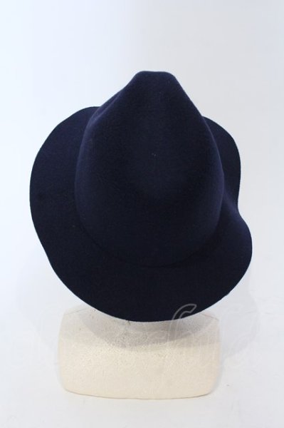 画像4: NO ID. / 中折フェルトハット  ネイビー O-25-04-06-074-NO-za-YM-ZT134 (4)