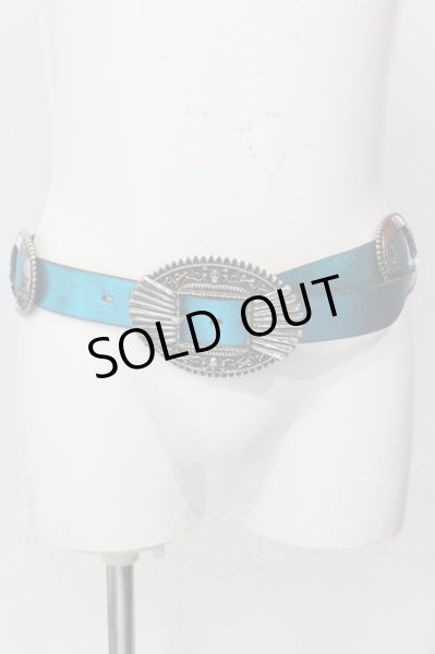 画像1: Roen / コンチョベルト  ターコイズｘシルバー O-25-04-06-075-Ro-0-YM-OS (1)