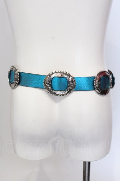 画像4: Roen / コンチョベルト  ターコイズｘシルバー O-25-04-06-075-Ro-0-YM-OS (4)