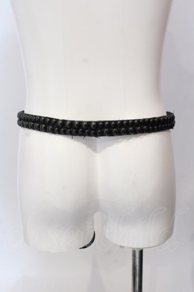 画像3: KMRii / ブラックパールベルト  ブラック O-25-04-06-077-KM-0-YM-ZT308 (3)