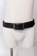 NO ID. / レザーベルト  ブラックｘアンティークシルバー O-25-04-06-078-NO-0-YM-ZT191