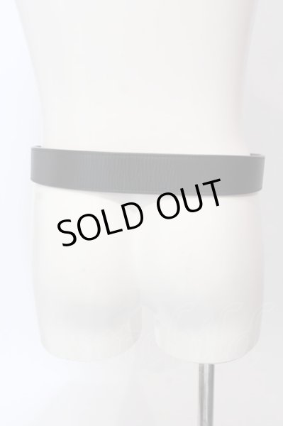 画像3: NO ID. / レザーベルト  ブラックｘアンティークシルバー O-25-04-06-078-NO-0-YM-ZT191 (3)