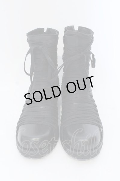 画像2: KMRii / Crush Lace-up Boots02 ブーツ 約27cm ブラック O-25-04-06-080-KM-sho-YM-ZT-S001 (2)