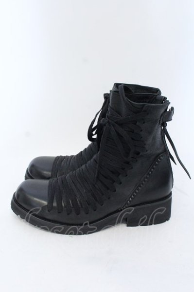 画像3: KMRii / Crush Lace-up Boots02 ブーツ 約27cm ブラック O-25-04-06-080-KM-sho-YM-ZT-S001 (3)