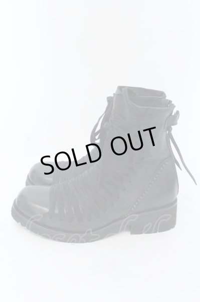 画像3: KMRii / Crush Lace-up Boots02 ブーツ 約27cm ブラック O-25-04-06-080-KM-sho-YM-ZT-S001 (3)