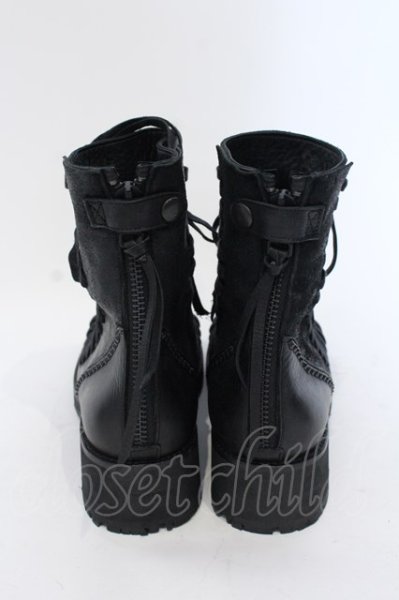 画像4: KMRii / Crush Lace-up Boots02 ブーツ 約27cm ブラック O-25-04-06-080-KM-sho-YM-ZT-S001 (4)