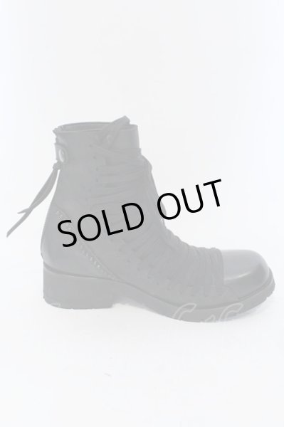 画像5: KMRii / Crush Lace-up Boots02 ブーツ 約27cm ブラック O-25-04-06-080-KM-sho-YM-ZT-S001 (5)