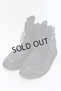 14th Addiction / LEGION SHOES シューズ 43(約28cm) ブラック O-25-04-06-082-14-sho-YM-OS