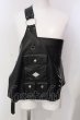 画像1: el conductor / 　LEATHER HALF VEST ベスト 2 ブラック O-25-04-06-011-el-ja-YM-ZT-ML034 (1)