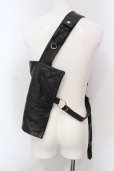 画像3: el conductor / 　LEATHER HALF VEST ベスト 2 ブラック O-25-04-06-011-el-ja-YM-OS (3)