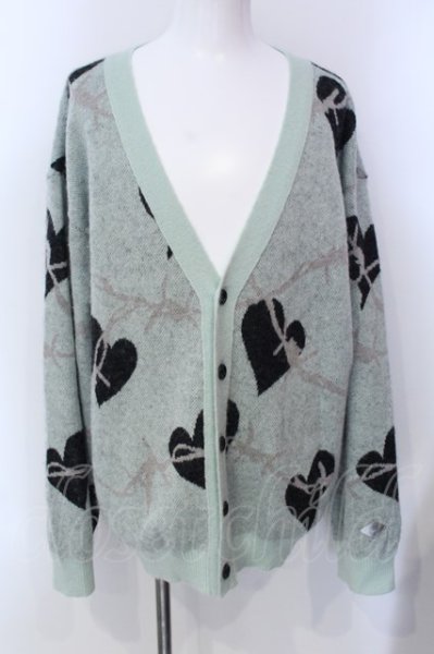 画像1: el conductor / MOHAIR KNIT CARDIGAN カーディガン 2 ミント O-25-04-06-013-el-to-YM-ZT258 (1)