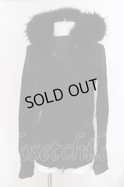 画像1: LGB / PARKA/M/with fur ファーパーカー【メンズ1】 1 ブラック O-25-04-06-002-LG-ou-YM-ZT-M116 (1)
