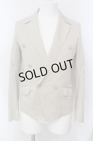 画像1: TORNADO MART / ノッチドラペルダブルボタンショートジャケット M ライトベージュ O-25-04-06-016-TO-ja-YM-ZT261 (1)