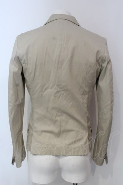 画像2: TORNADO MART / ノッチドラペルダブルボタンショートジャケット M ライトベージュ O-25-04-06-016-TO-ja-YM-ZT261 (2)