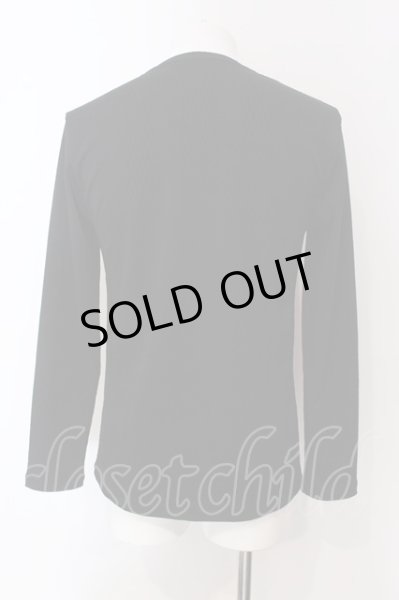 画像2: BUFFALO BOBS / TREAD(トレッド)Vネックカットソー 1-2 ブラック O-25-04-06-025-BU-to-YM-ZT270 (2)