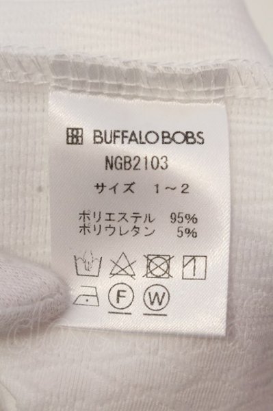 画像3: BUFFALO BOBS / TREAD(トレッド)Vネックカットソー 1-2 ホワイト O-25-04-06-026-BU-to-YM-ZT270 (3)