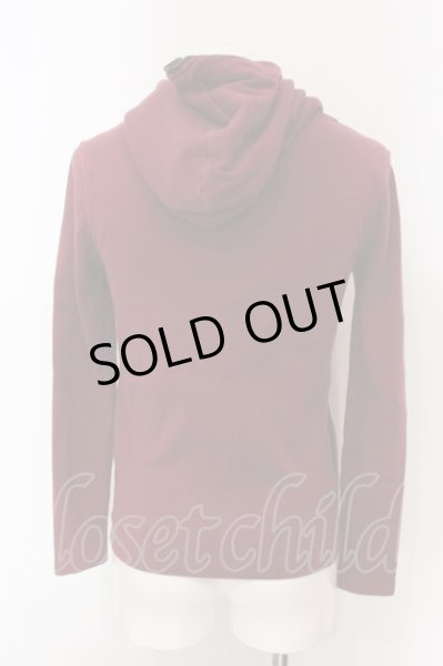 画像2: NO ID. / 16フライスZIPパーカー 1 ワイン O-25-04-06-030-NO-to-YM-ZT267 (2)