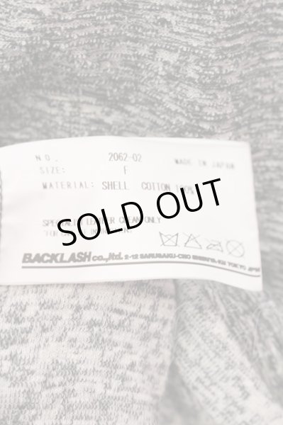 画像3: BACKLASH / コットンランダムパイルカットソー 1 グレー O-25-04-10-033-BA-ts-YM-ZT0413 (3)