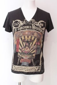 SHARE SPIRIT / JEAN.B Tシャツ L ブラック O-25-04-10-036-SH-to-YM-OS