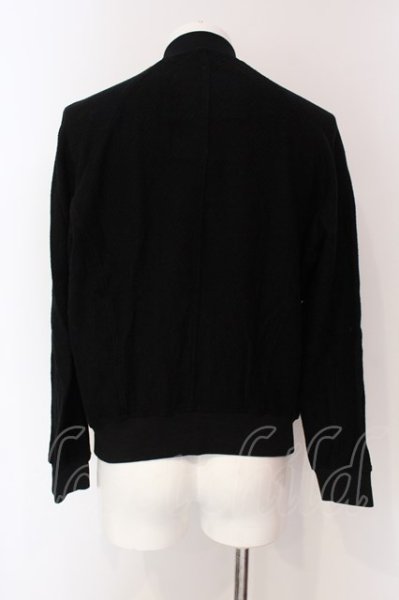 画像2: JULIUS / コットンジャガードインレィシームドブルゾン 1 ブラック O-25-04-10-037-JU-ja-YM-ZT331 (2)