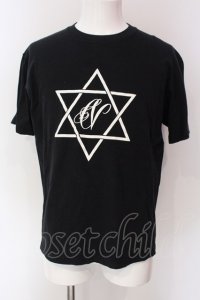 CIVARIZE / 六芒星ロゴビッグシャツ  ブラック O-25-04-10-047-CI-ts-YM-ZT111