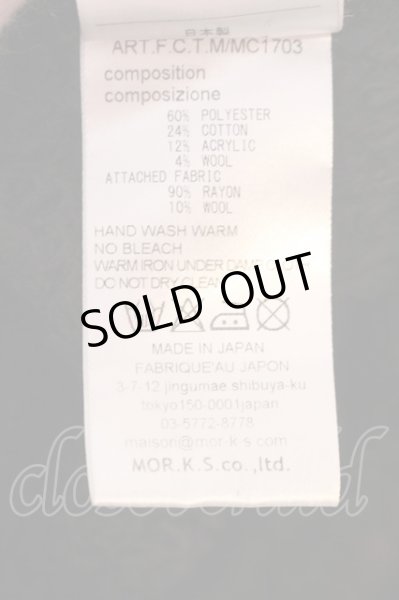 画像4: FranCisT_MOR.K.S. / ハイビスカル切り替えパーカー 2 レッドｘネイビー O-25-04-10-004-Fr-to-YM-ZT313 (4)