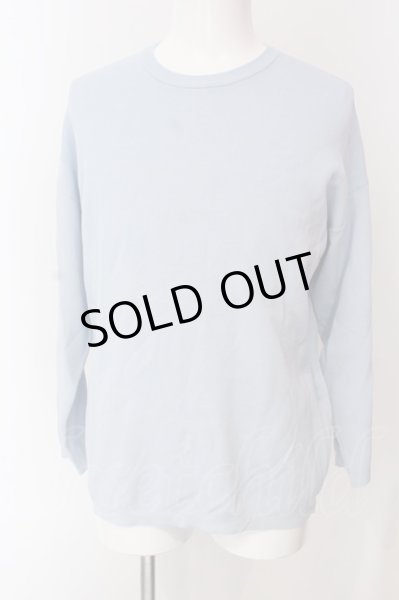 画像1: GOSTAR DE FUGA / ジャガード生地プルオーバーサイズトップス 46 サックス O-25-04-10-053-GO-to-YM-ZT078 (1)