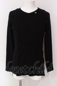 FranCisT_MOR.K.S. / ハイビスカル切り替えパーカー 2 グレーｘブラック O-25-04-10-005-Fr-to-YM-ZT313
