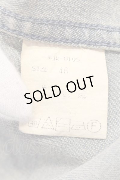 画像3: Moonage Devilment  / ZIPデニムジャケット 46 インディゴ O-25-04-10-054-MO-ja-YM-ZT064 (3)