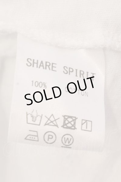 画像3: SHARE SPIRIT / 別注 HEART HAND SS Tシャツ M ホワイト O-25-04-10-057-SH-ts-YM-OS (3)