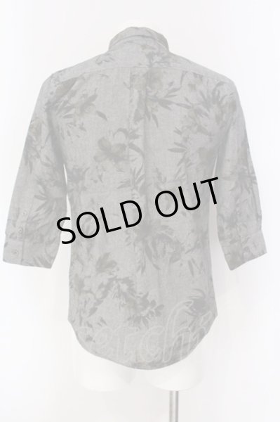 画像2: GOSTAR DE FUGA / ESPECIALLY カモフラ六分袖シャツ 44 グレー O-25-04-10-065-GO-sh-YM-OS (2)