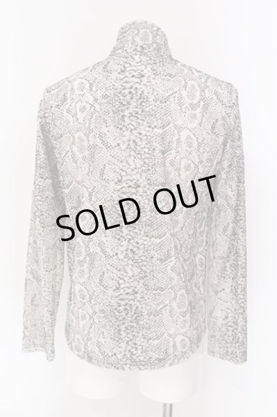 画像2: TORNADO MART / MIXカラーレオパードジャガードジャケット M ライトグレー O-25-04-10-067-TO-ja-YM-OS (2)