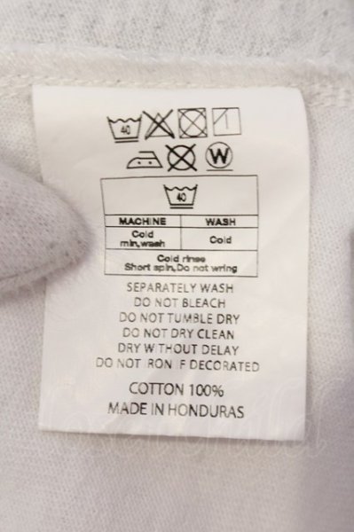 画像3: NO ID. BLACK / 天竺リメイク Type B Tシャツ グレーｘホワイト 2 O-25-04-10-069-NO-ts-YM-ZT078 (3)